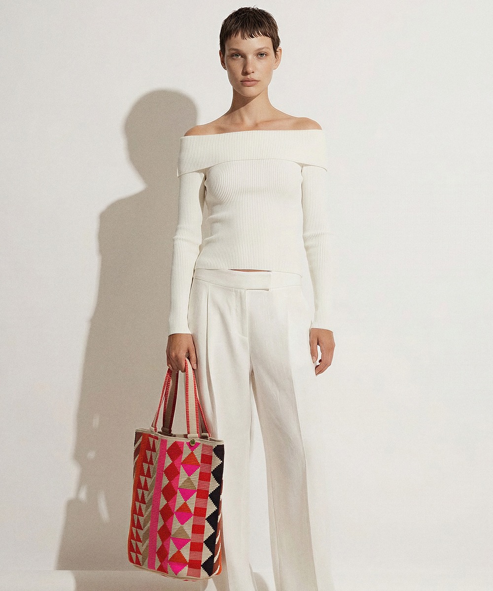 Bolso Liam - PEACOCK - BEIGE & FUCSIA