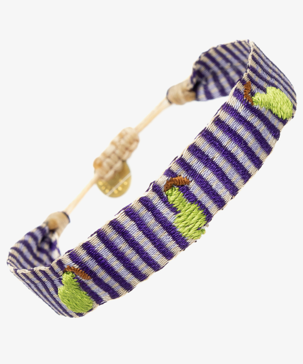 PULSERA BORDADA - PERA