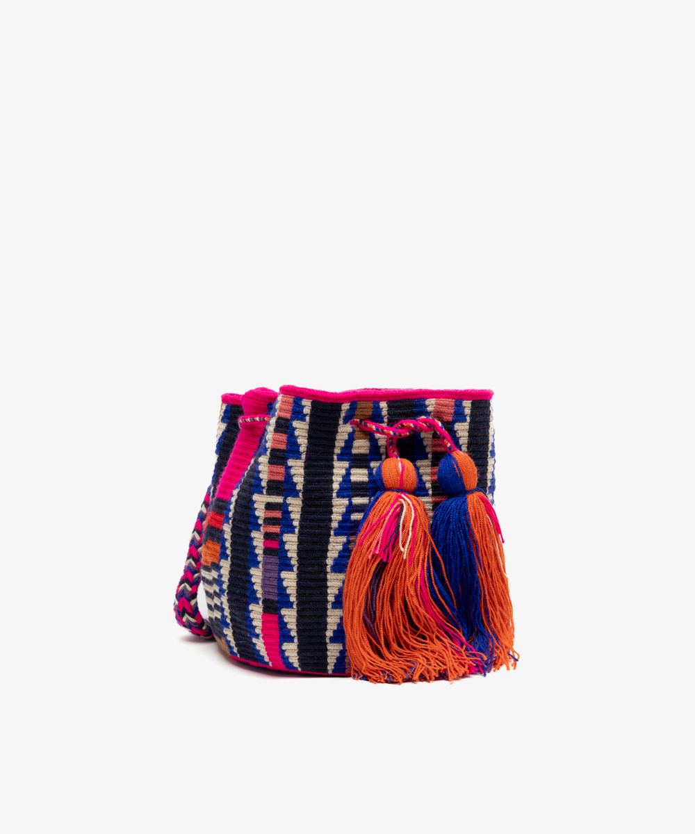 Crossbody Bag M - CORVUS - NAVY & ROYAL BLUE
