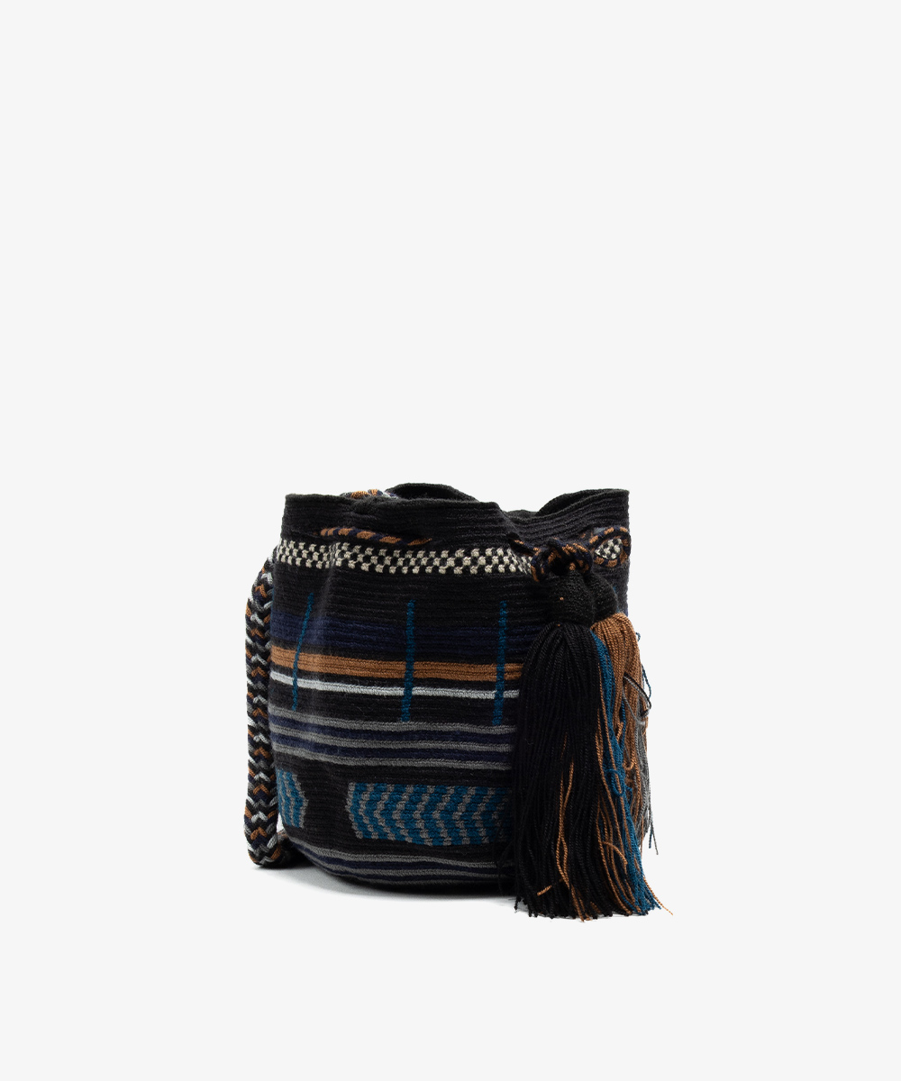 Crossbody Bag M - PYXIS- Black & Grey