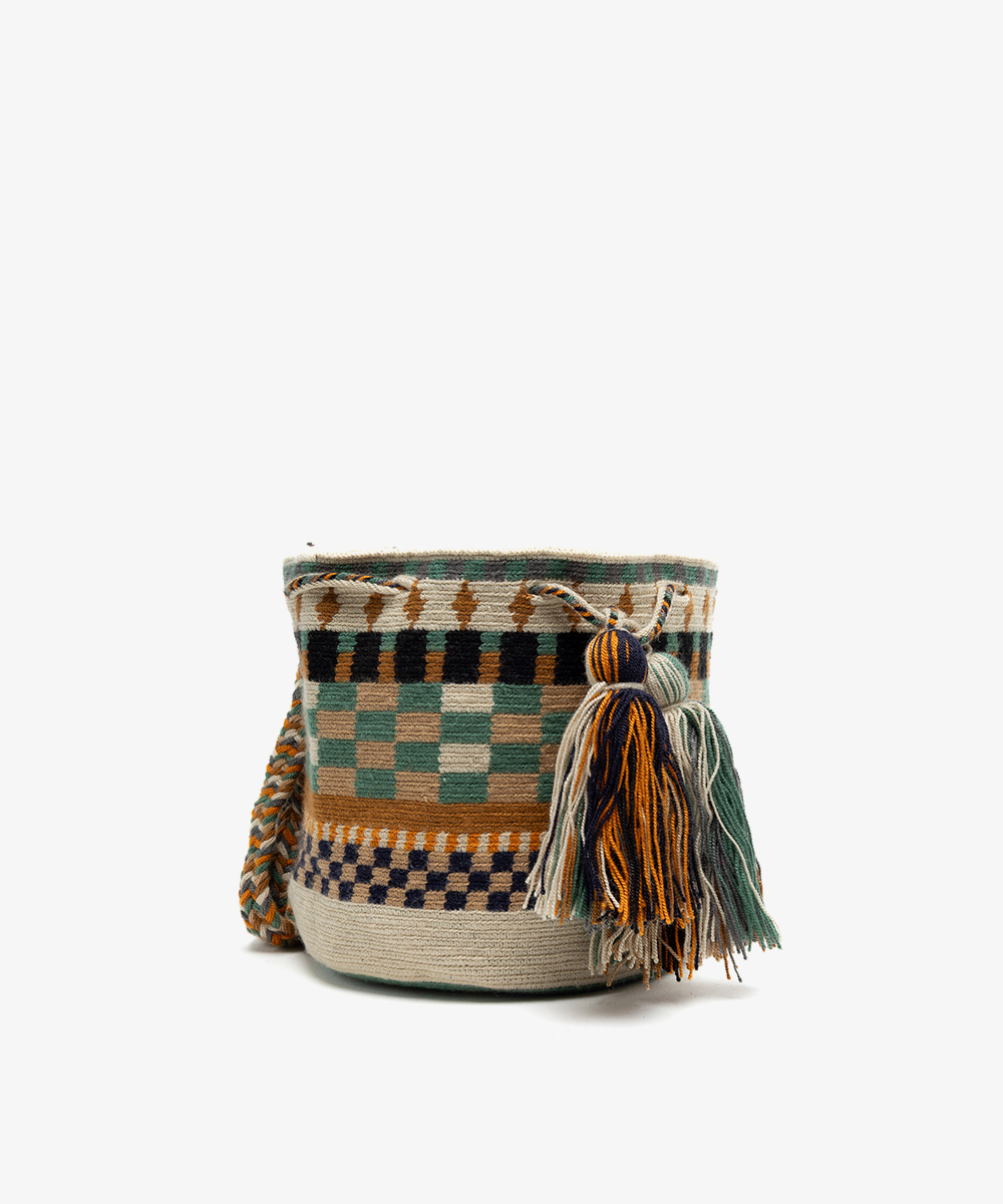 Crossbody Bag M - POSEIDON- TOAST & BEIGE