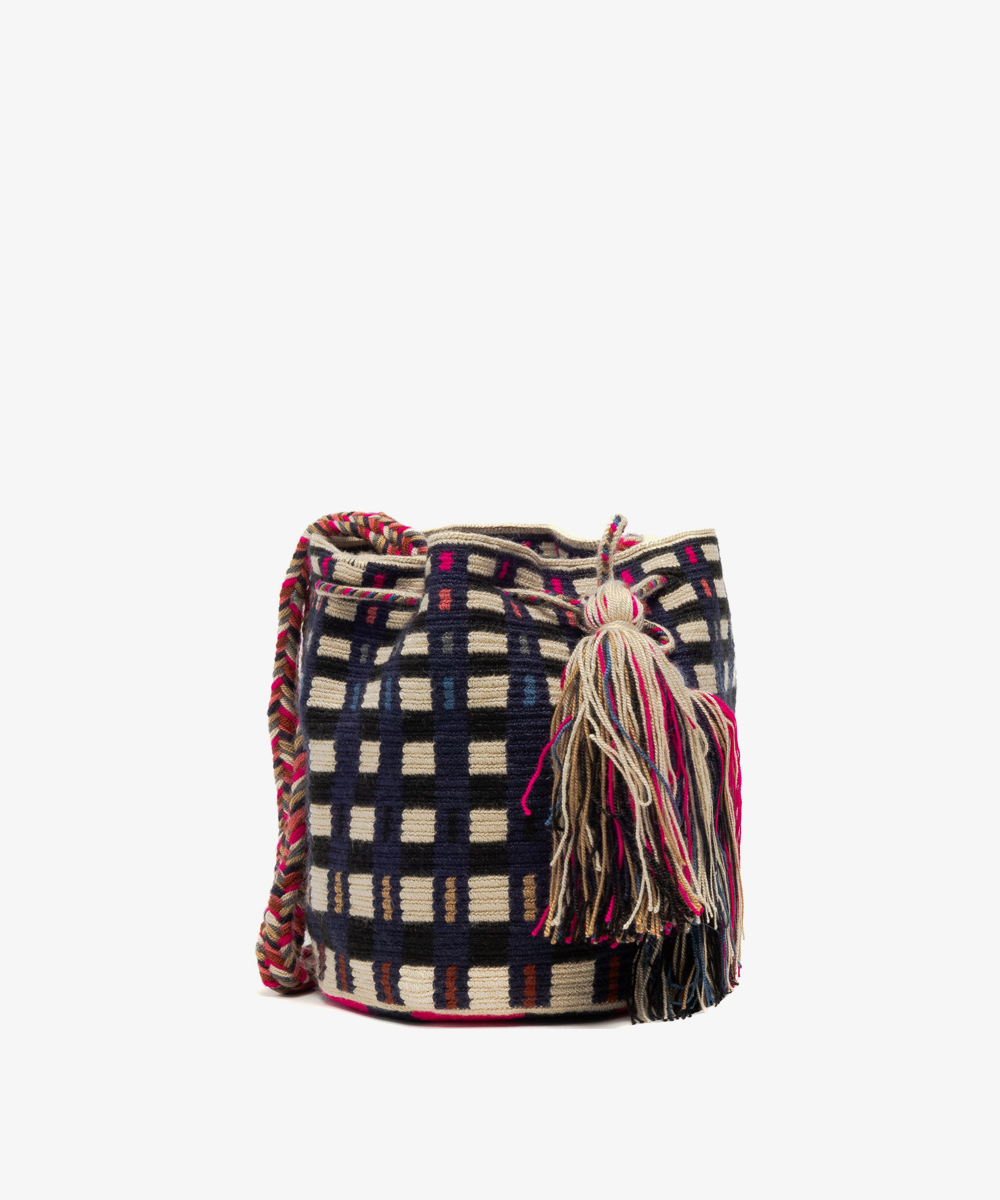 BOLSO CRUZADO M - MAEVE- MARINO Y NEGRO