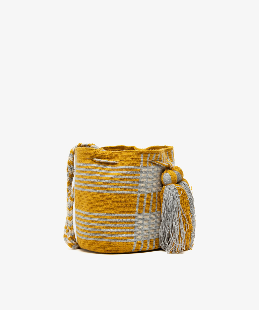 Crossbody Bag M - BRIANNA - MUSTARD & BLUE