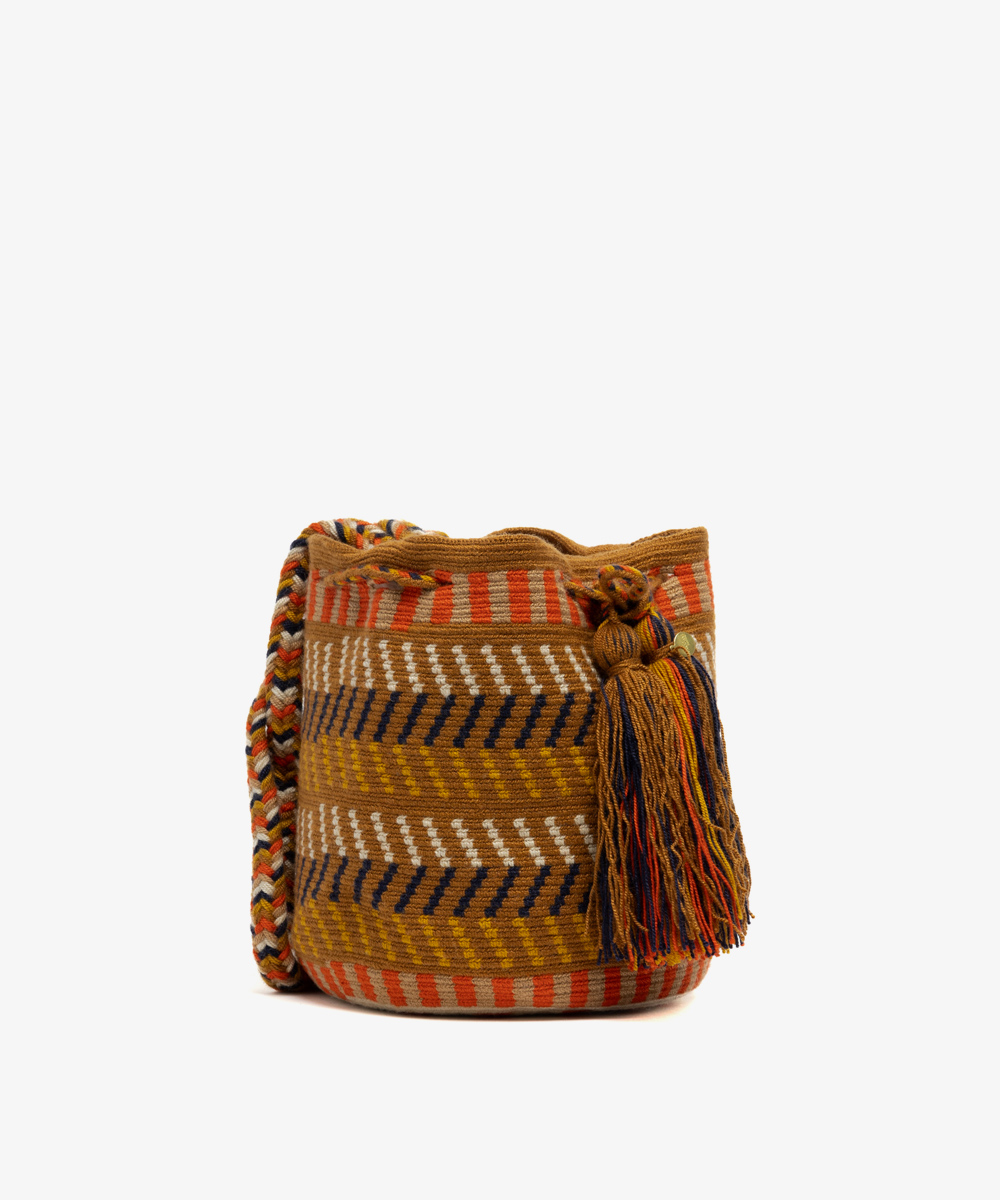 BOLSO CRUZADO M - SOPHIA - MOSTAZA