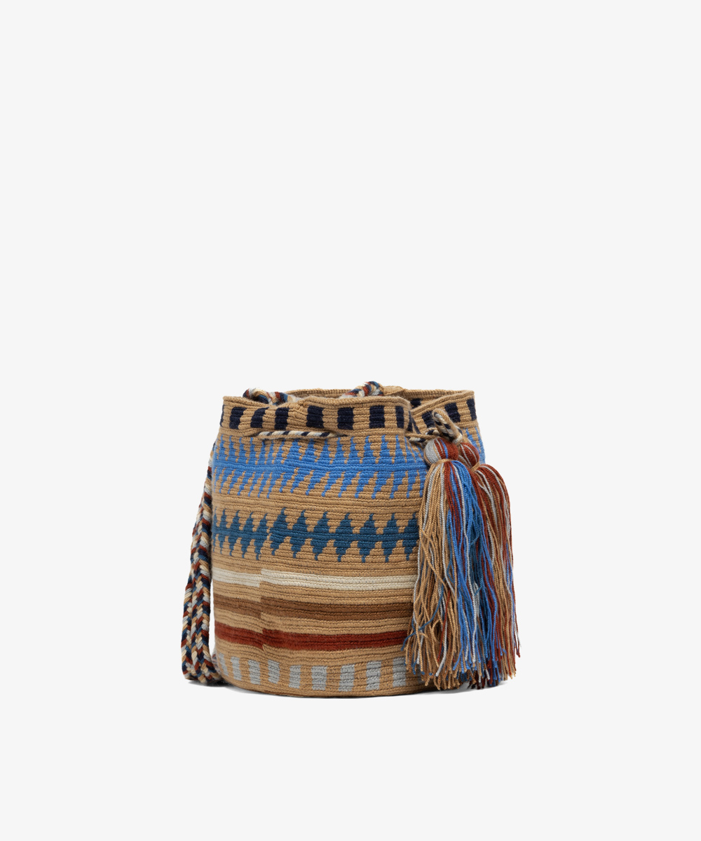 Crossbody Bag M - BRIDGET- TOAST & BLUE