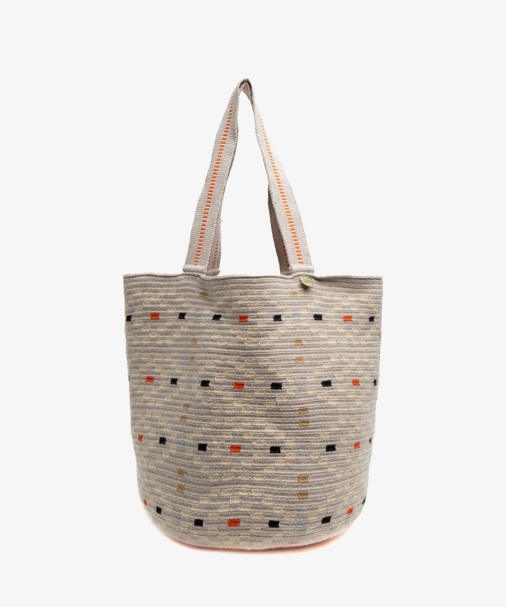Tote Bag - CAELUM- GREY & BEIGE