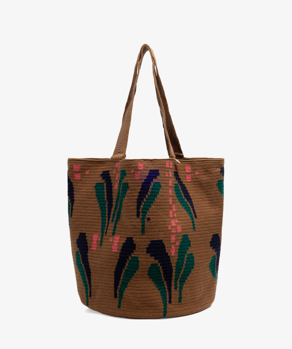Tote Bag - ELODIE - TOAST & PINK
