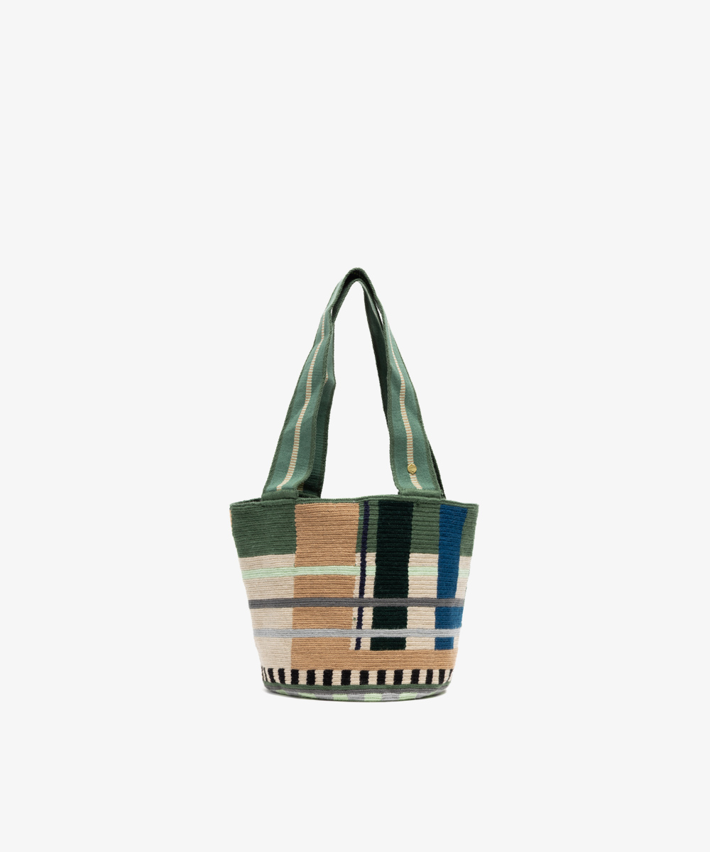 Noa 2 bolso - jade y beige