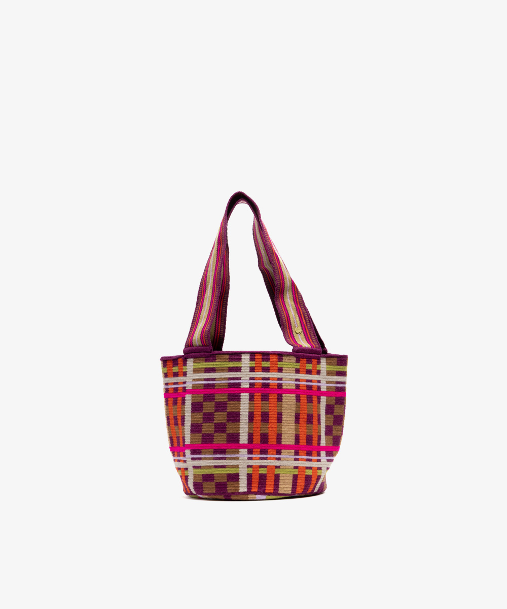 Noa 2 bolso - Borgoña y multicolor