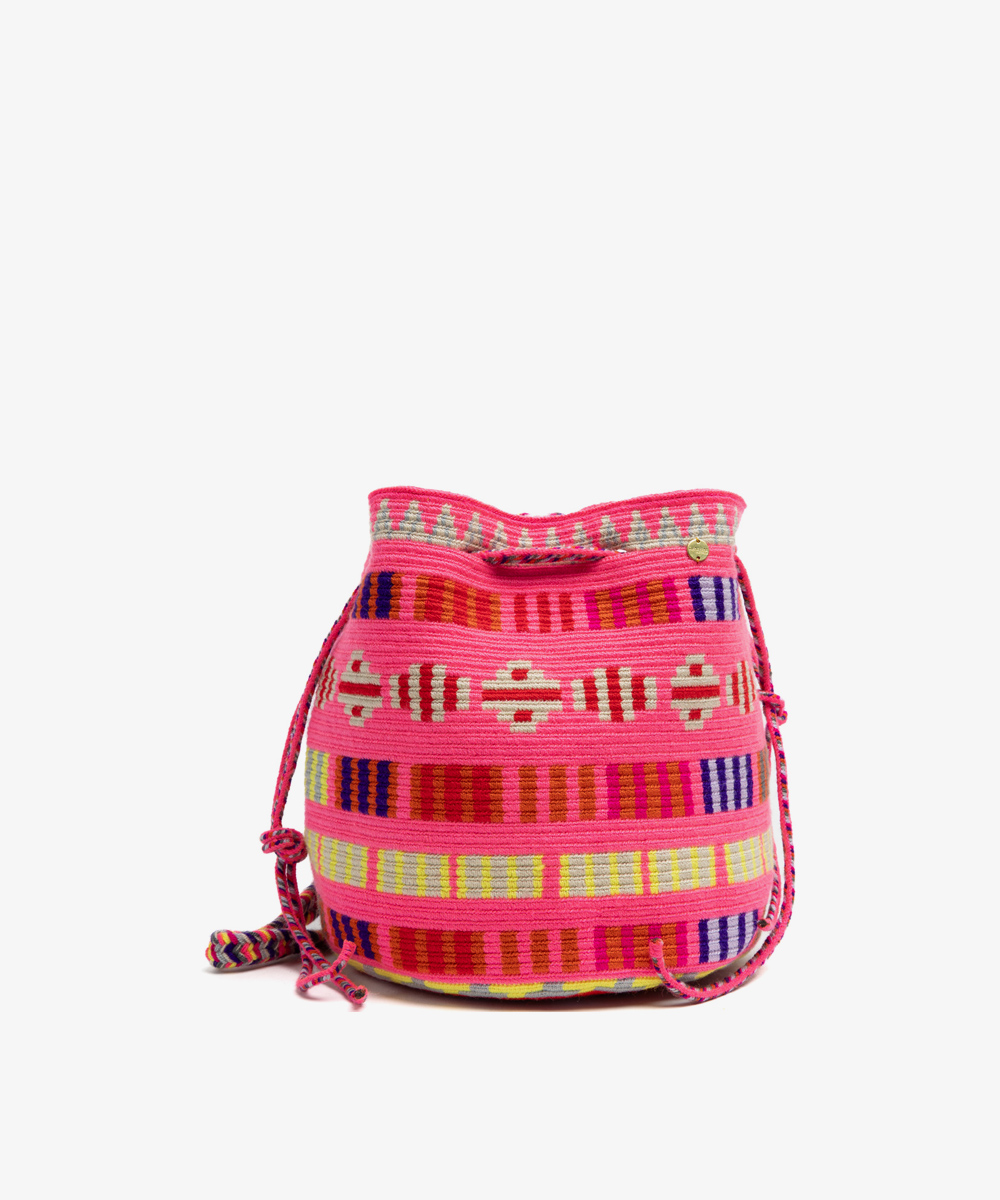 MITRA bag - ARIES - FUCHSIA & RED