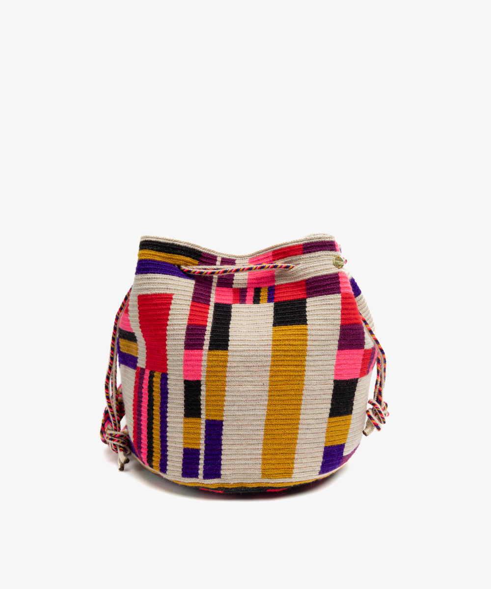 MITRA bag - CAPRICORNUS - BEIGE & MULTICOLOR