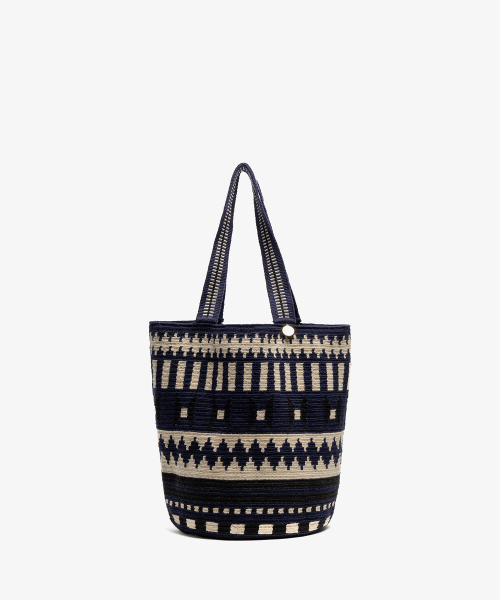 BOLSO CALA - ARA - MARINO Y BEIGE