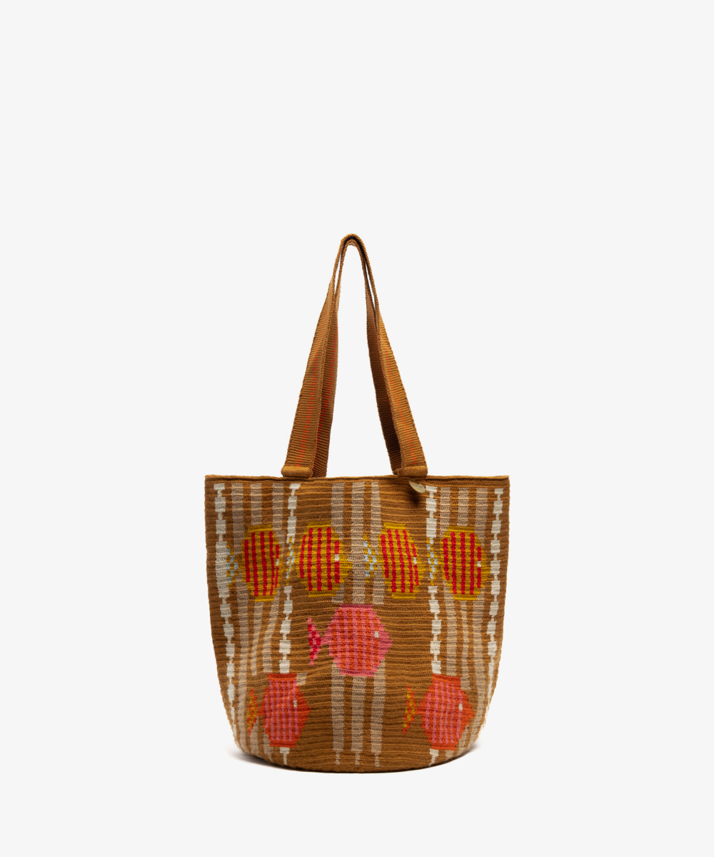 CALA BAG - CEPHEUS - CAMEL & PINK
