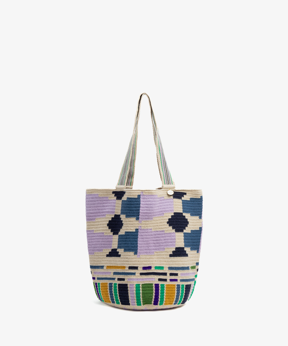 CALA BAG - RIVER - NAVY & LILAC