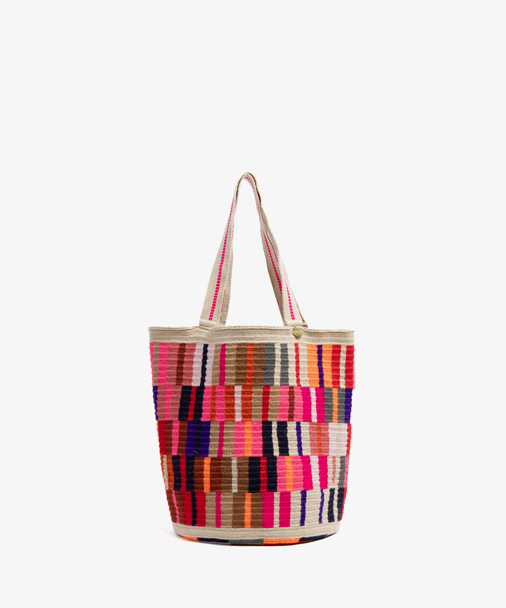 BOLSO CALA - OCTANT - ROSA Y BEIGE
