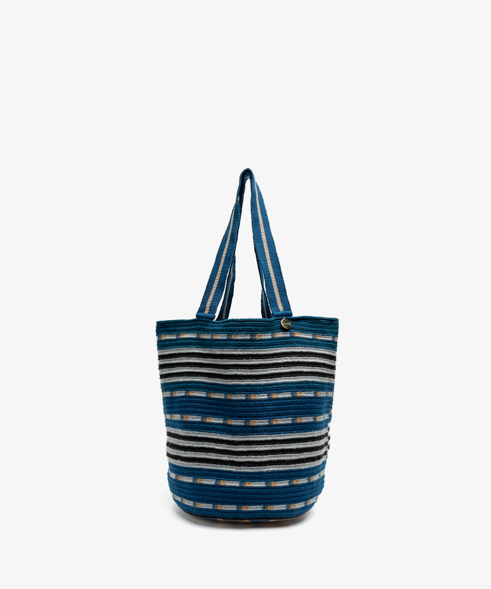 BOLSO CALA - ANTLIA- AZUL Y GRIS