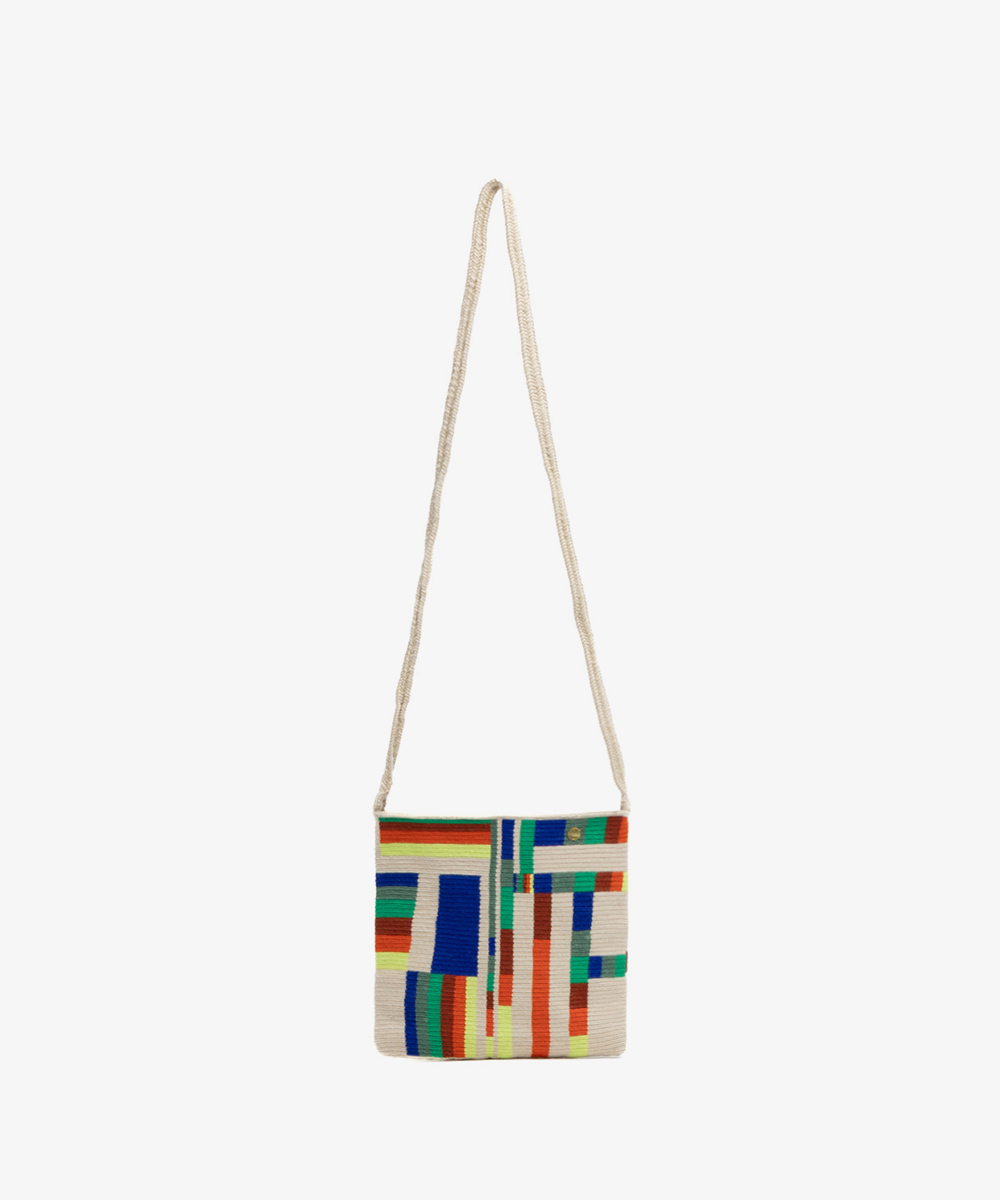 OPERA BAG XL - CAPRICORNUS - BEIGE & VERDE