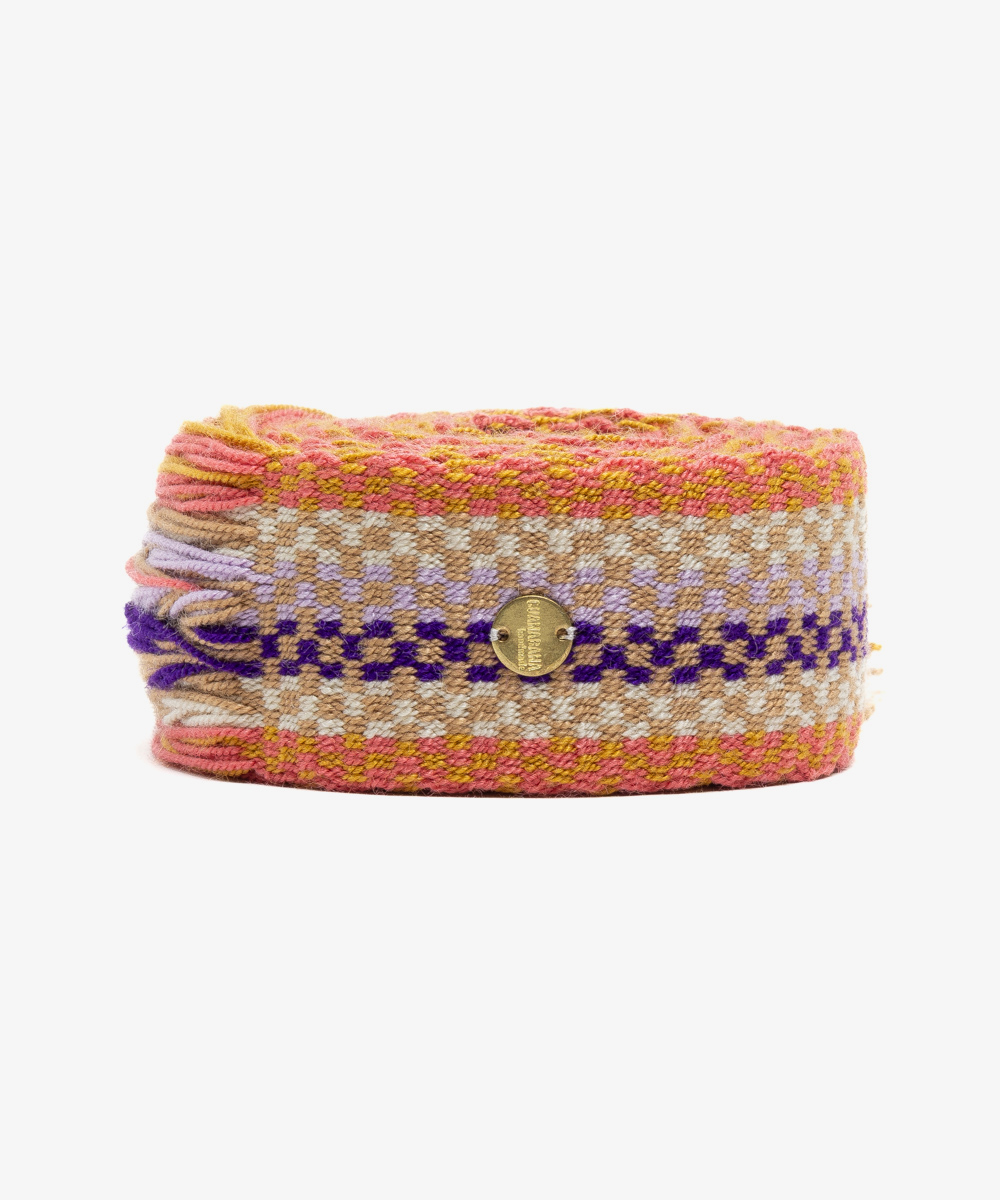 Belt with fringes- PINK & PURPLE
