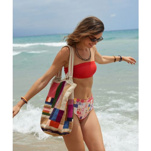 BOLSO CALA -  BALANCE - TOSTADO Y MULTICOLOR