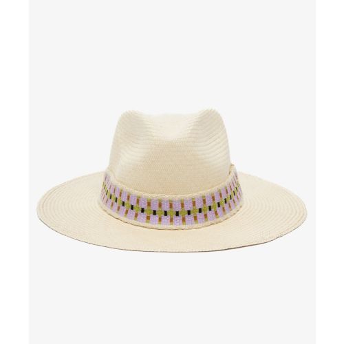 PANAMA HAT WITH RIBBON - BEIGE