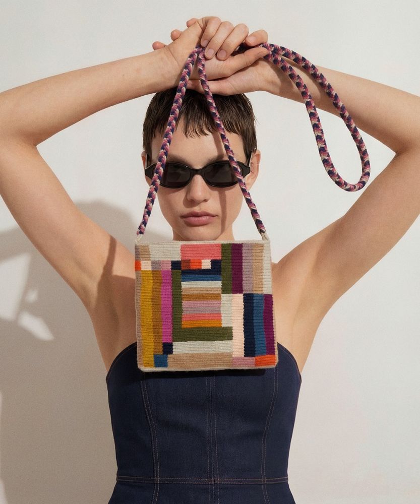BOLSO OPERA XL -  BALANCE - TOSTADO Y MULTICOLOR
