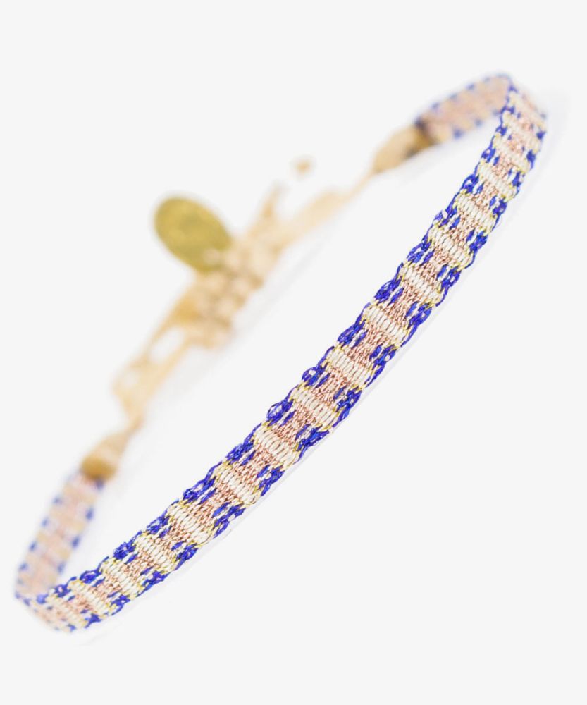 Bracelet Argantina 40 - BLUE & ROSE GOLD  
