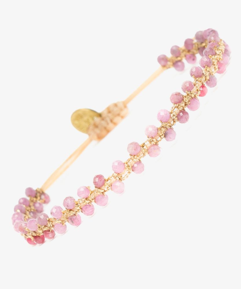 Pulsera CEFEO - TURMALINA ROSA