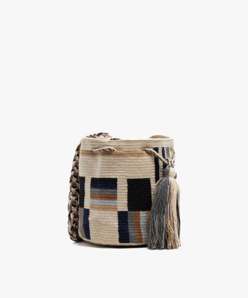 Crossbody Bag M - CAPRICORNUS - BEIGE & TOAST