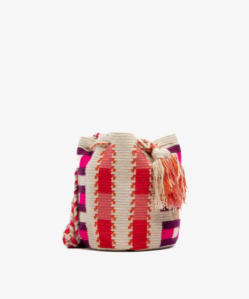 Crossbody Bag M - HYDRA - BURGUNDY & FUCHSIA