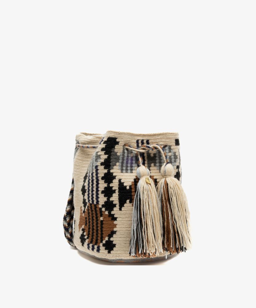 Crossbody Bag M - CEPHEUS - BEIGE & BROWN