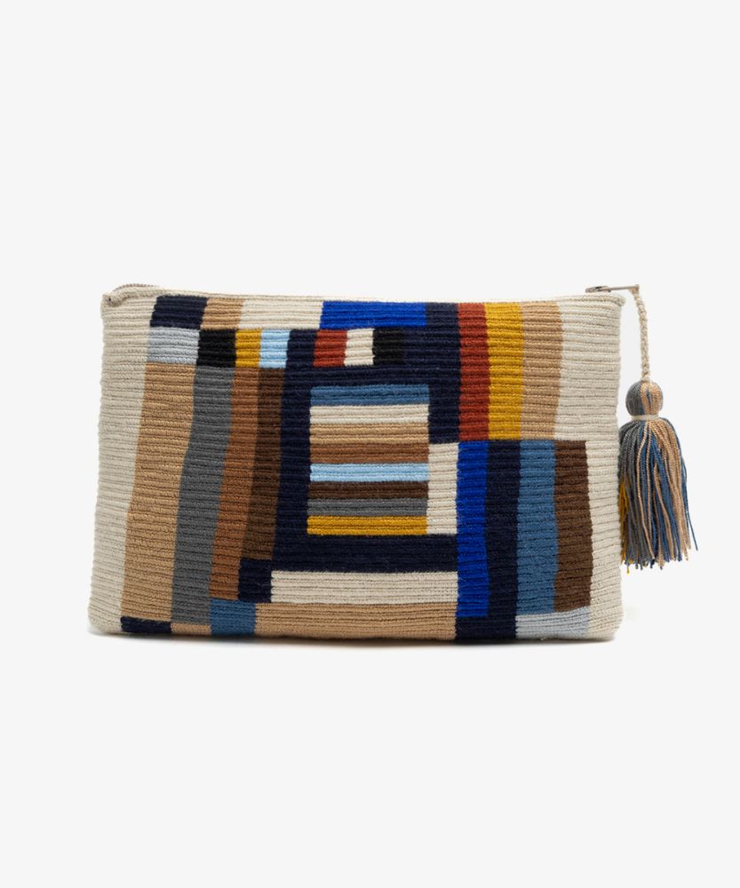 BOLSO DE MANO - BALANCE - MARINO Y AZUL