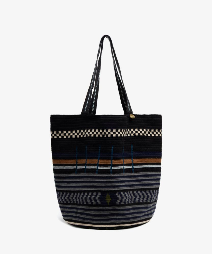 Bolso Tote - PYXIX- Negro y Gris