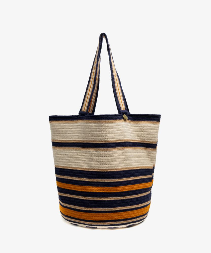 Tote Bag - EQUULEUS- NAVY & TOAST