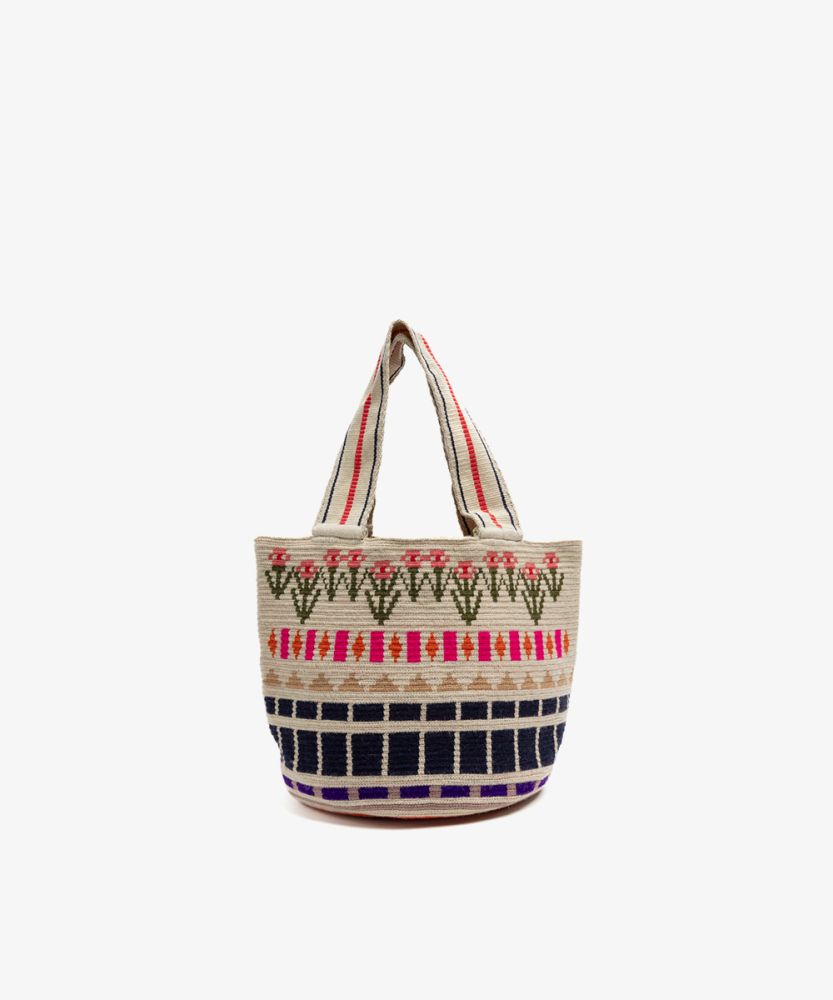 Noa 2 bag - DRAGON - BEIGE & NAVY