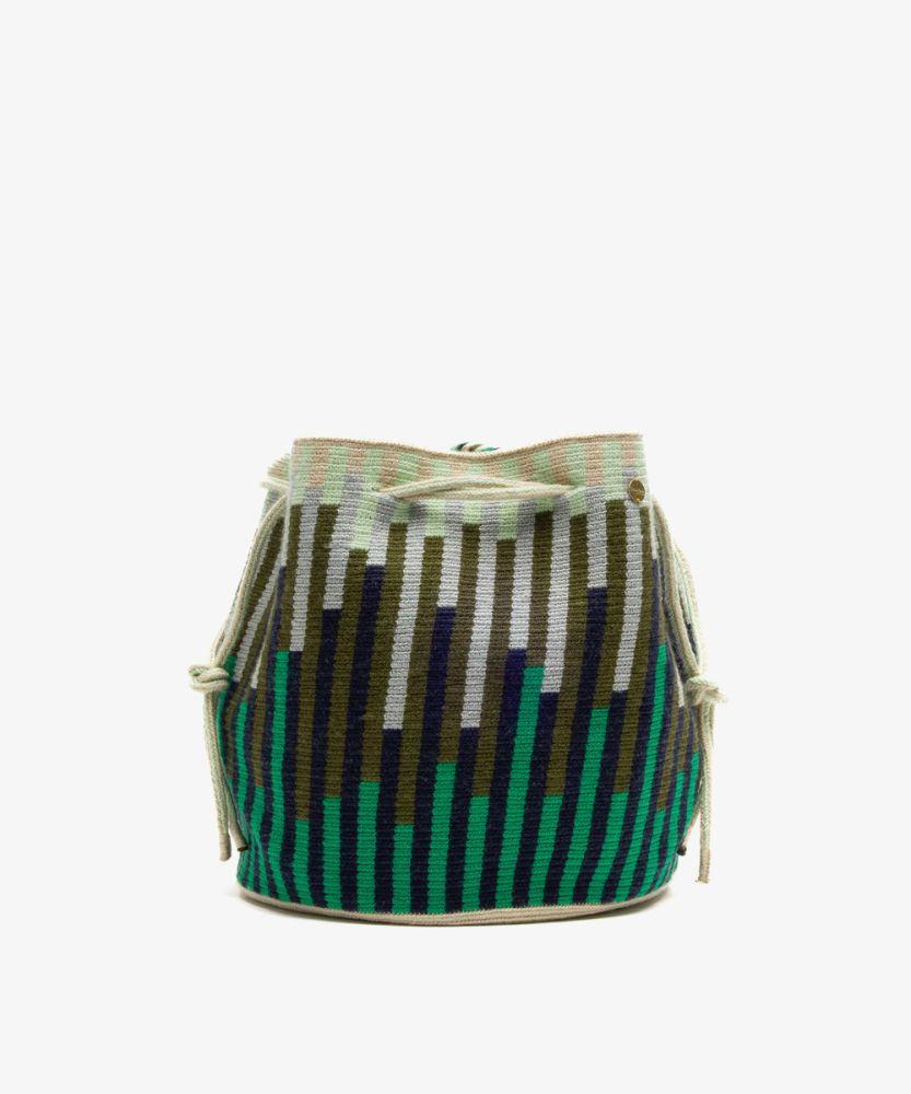 MITRA bag - LYNX - GREEN & NAVY