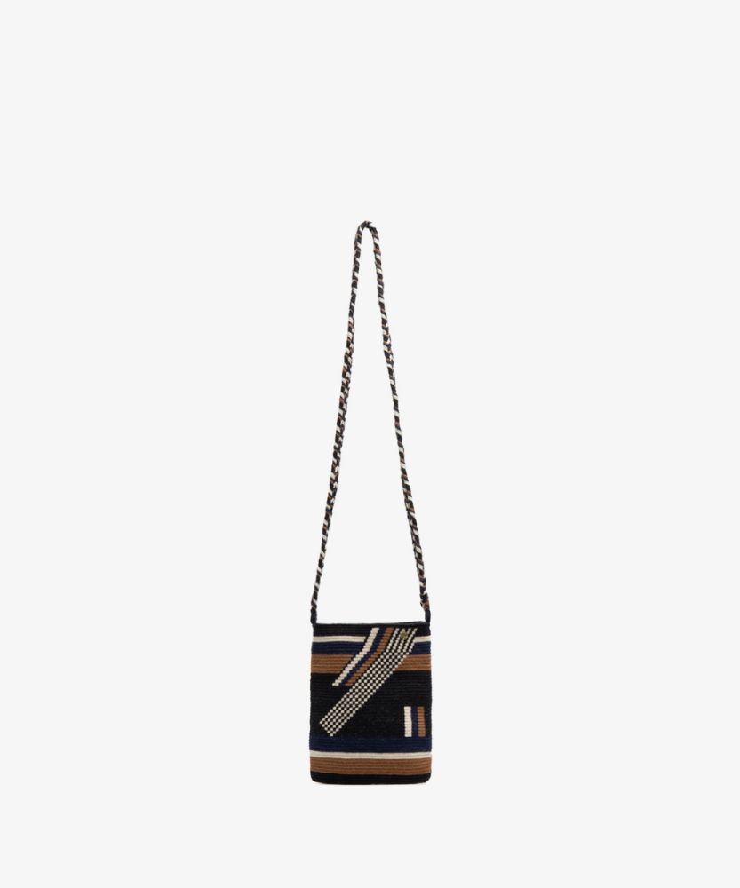 BOLSO OPERA - AMARANTH - NEGRO & MARRÓN