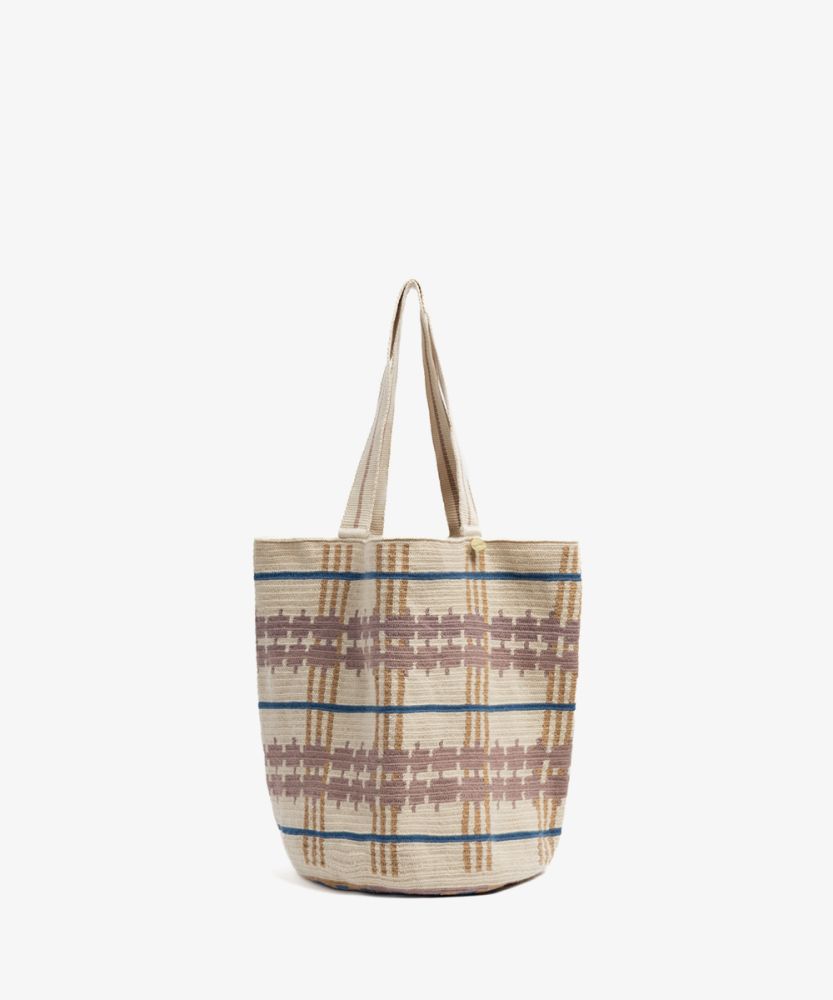 CALA BAG - AQUARIUS - MAUVE & BEIGE