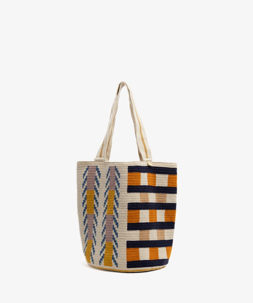 BOLSO CALA - HYDRA - MARINO Y MOSTAZA