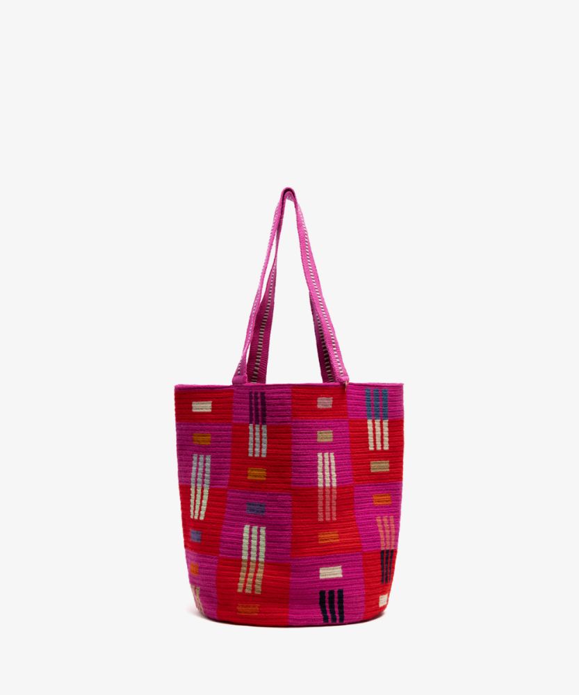 BOLSO CALA - WOLF - FUCSIA Y ROJO