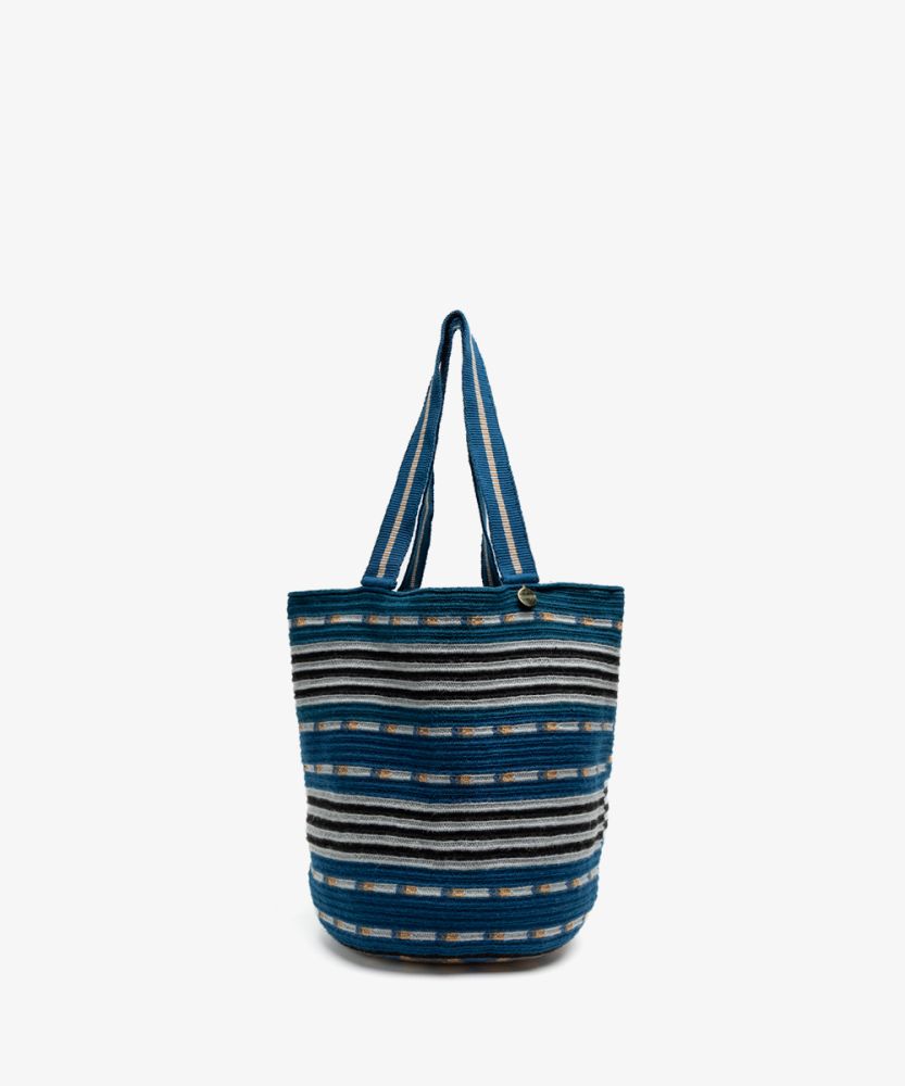 BOLSO CALA - ANTLIA- AZUL Y GRIS