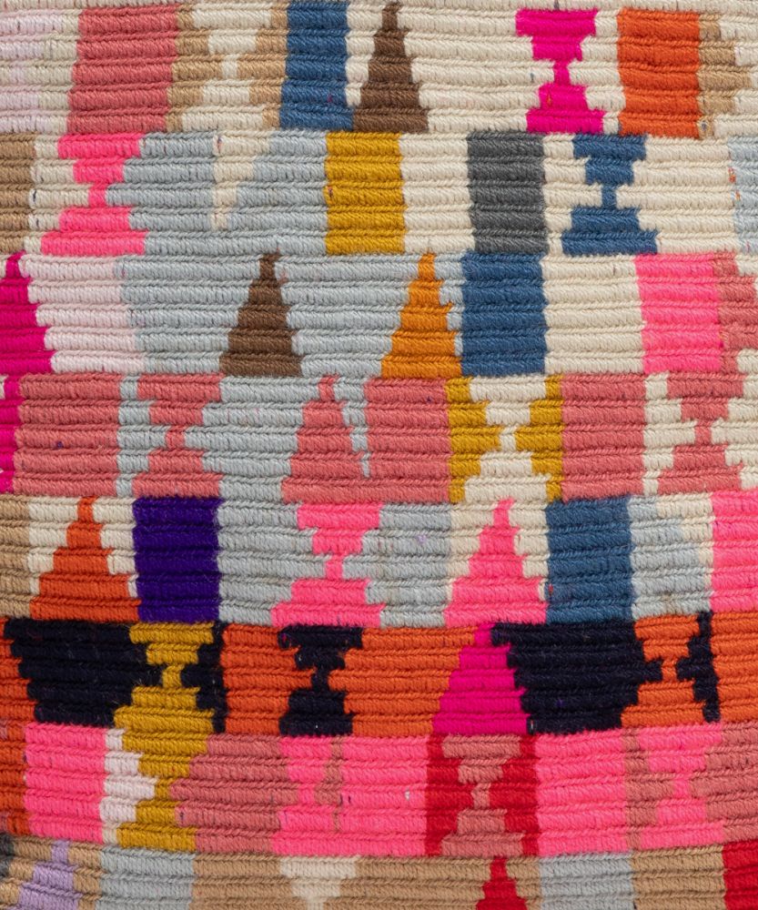 BOLSO OPERA XL - HARE - FUCSIA Y MULTICOLOR