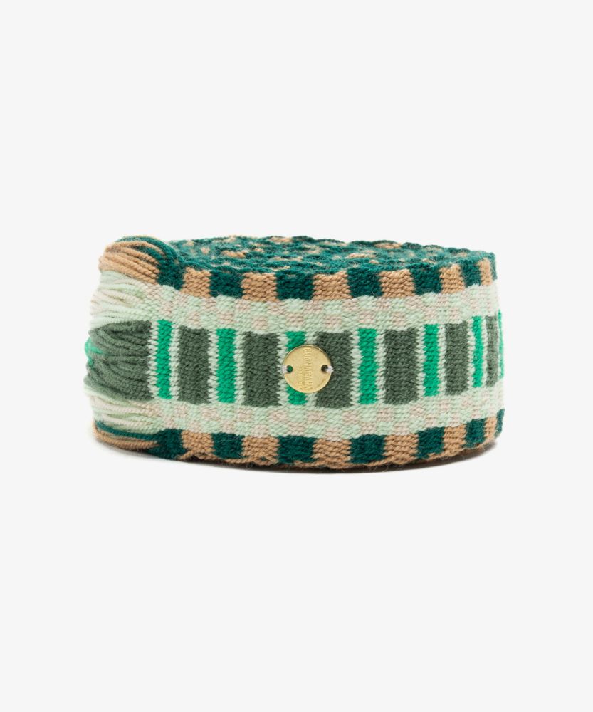Belt with fringes - GREEN & TOAST