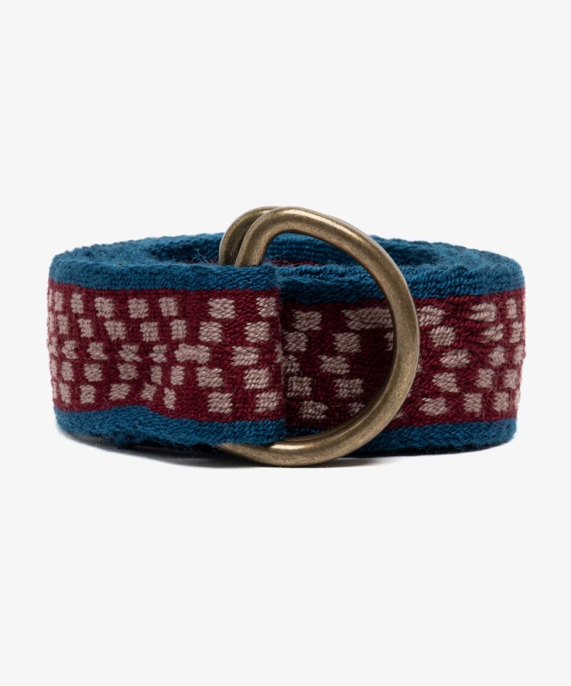 Buckle belt violet & garnet