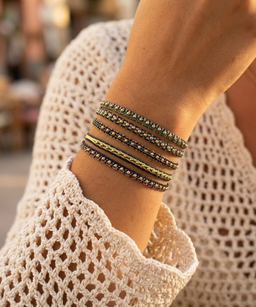 SET BRACELETS - FONTANA 40 GREEN