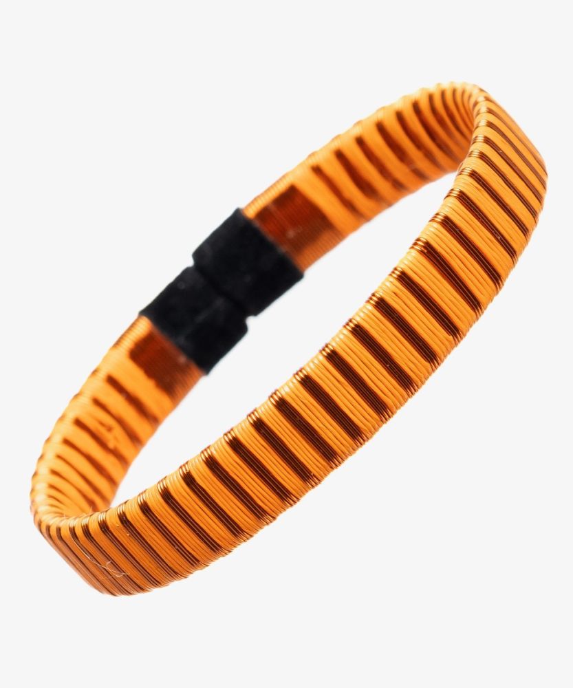 Pulsera Werregue, 1 cm, Unit NARANJA Y COBRE