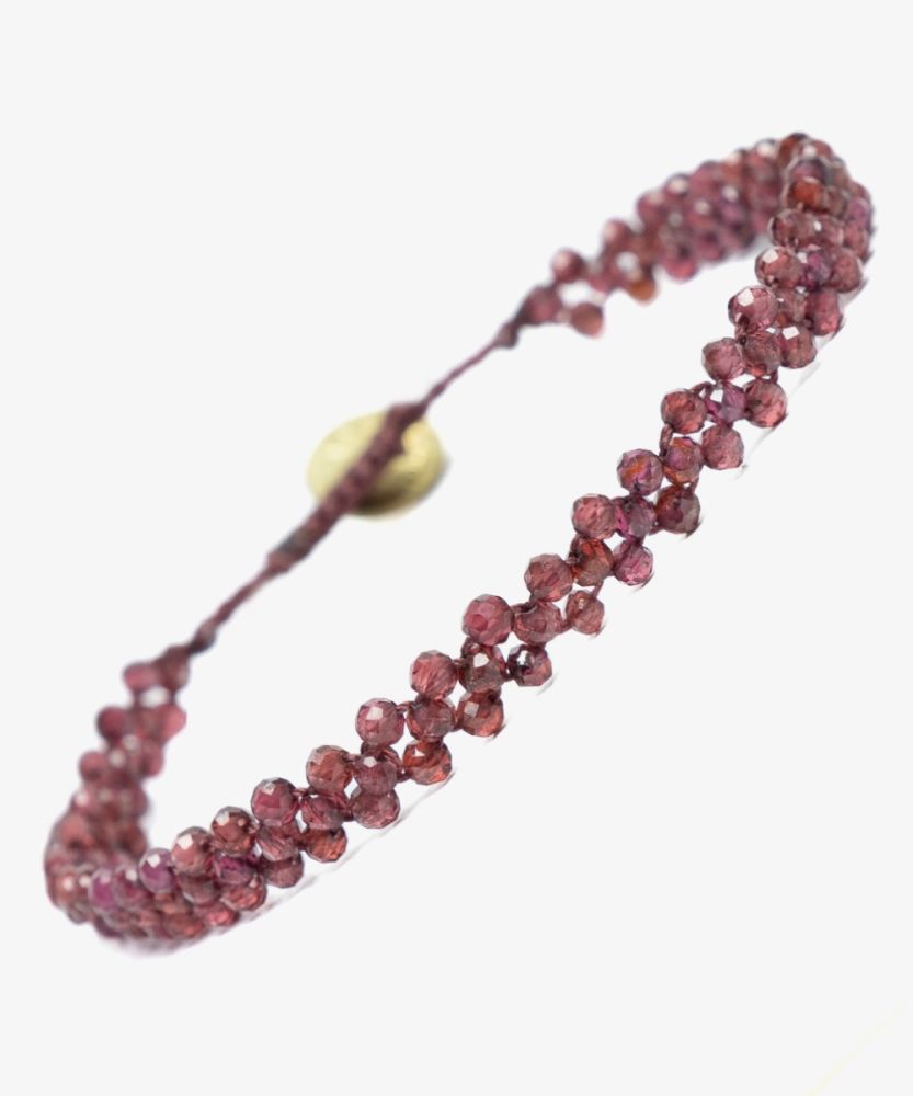 ROSE bracelet - GARNET