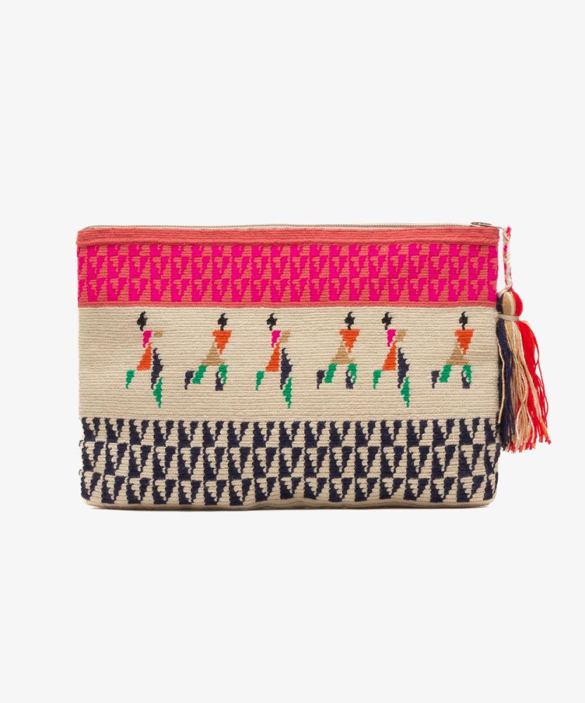 Clutch Bag - NIKE - PINK & NAVY BLUE