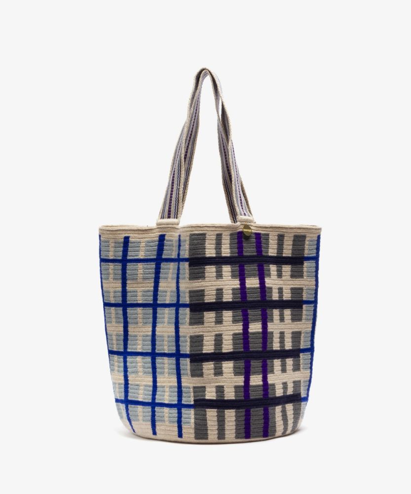 Tote Bag -FALCON - INK BLUE & PURPLE