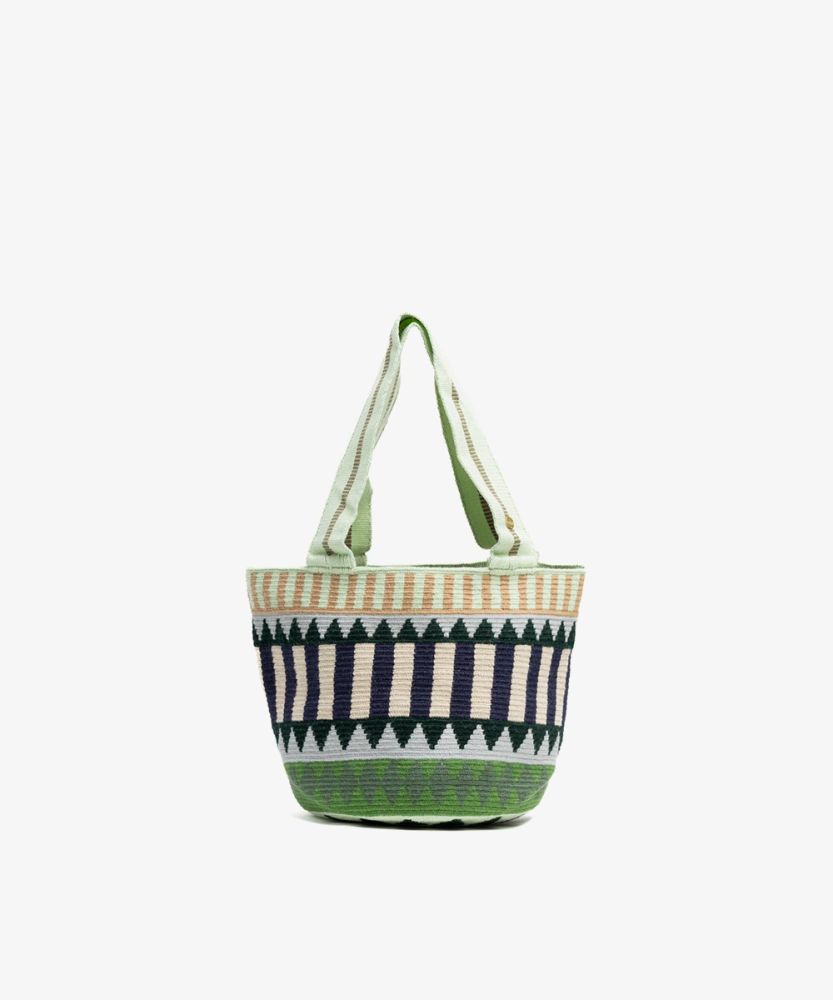 Noa 2 bag - HOROLOGIUM - GREEN & NAVY