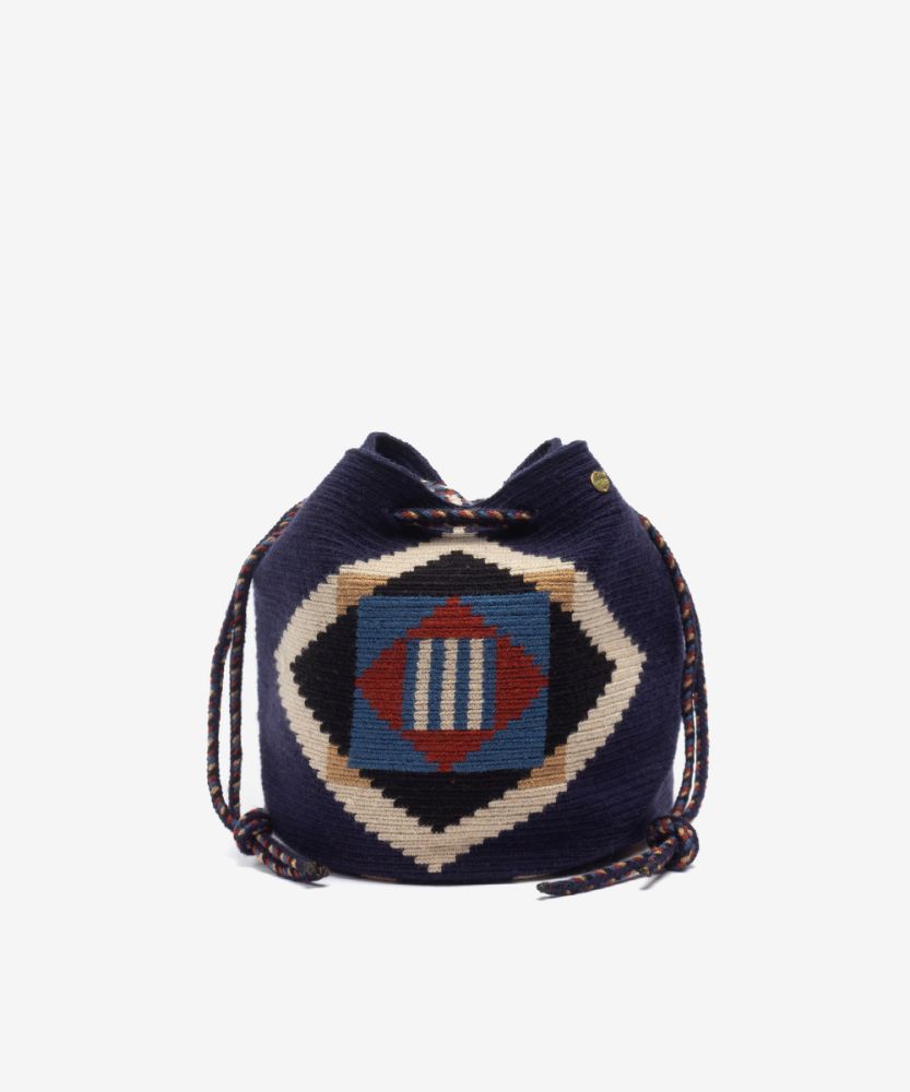 MITRA bag - VULTURE - NAVY BLUE & TOAST